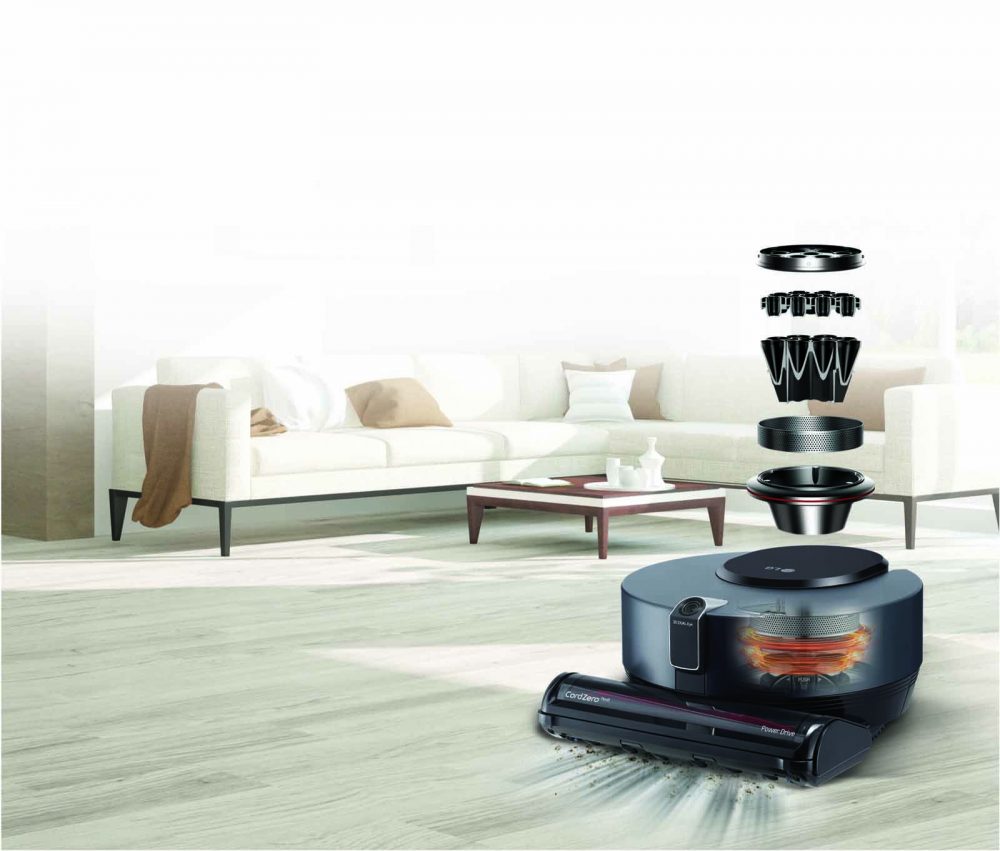 LG CordZero R9 Robotic Vacuum Smart Inverter Motor