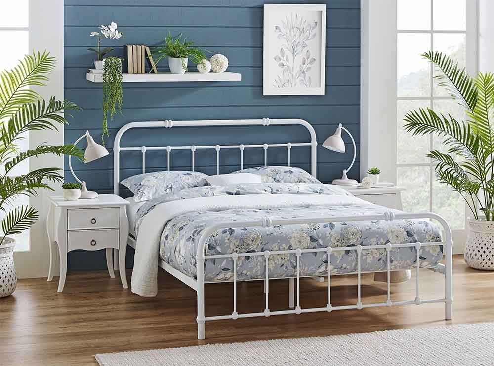 The Austen Bed set up for guests.