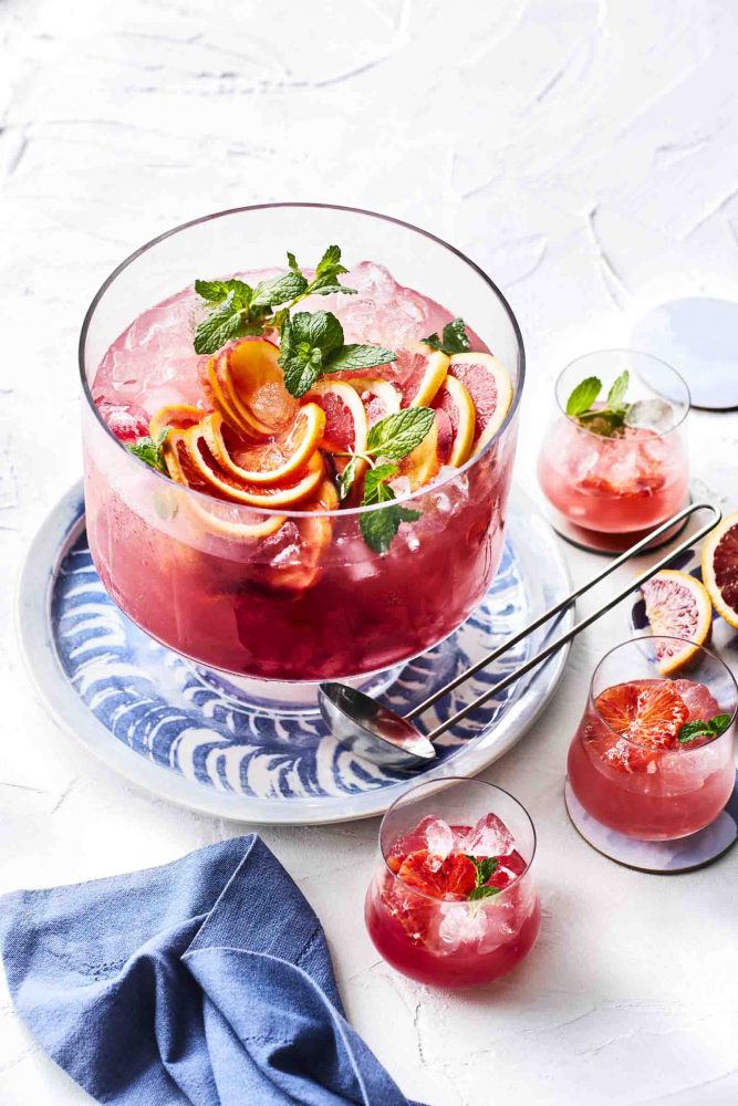 Blood Orange, Watermelon and Ruby Red Grapefruit Refresher Recipe