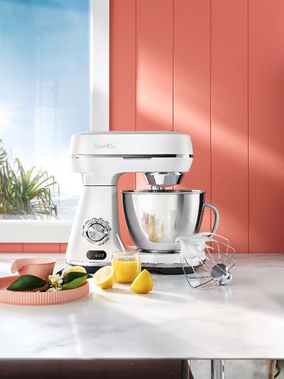Breville the Bakery Chef Hub on a bench.