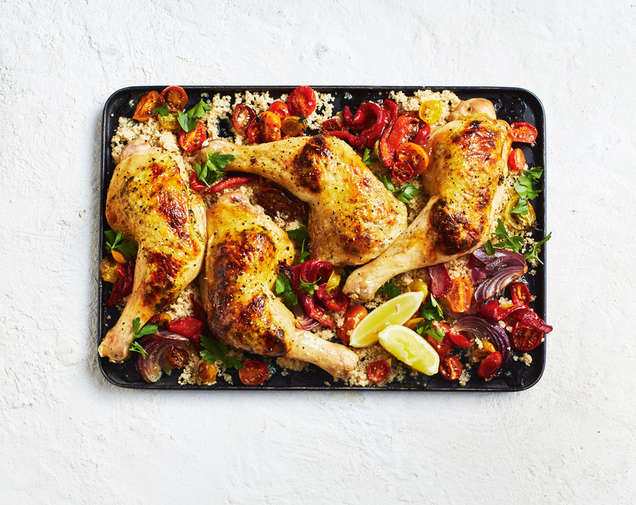 Butter-roasted-chicken-with-peperonata