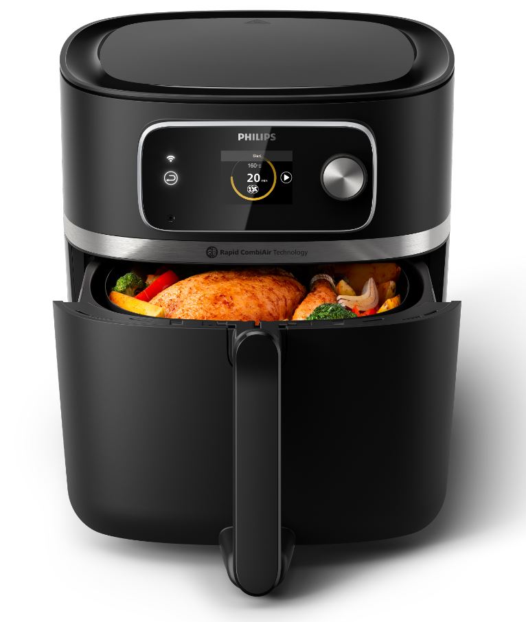 Chicken and Vegetables in the Philips 7000 XXXL Airfryer.