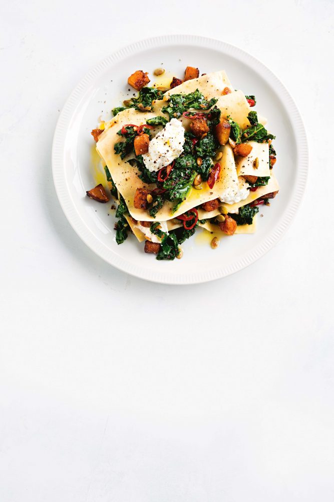 Chilli-Spiked Open Ravioli Recipe