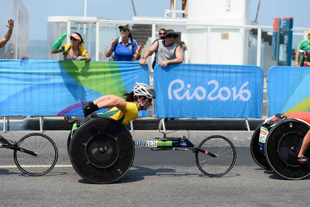 Christie Dawes at the Rio 2016 Paralympic Games.