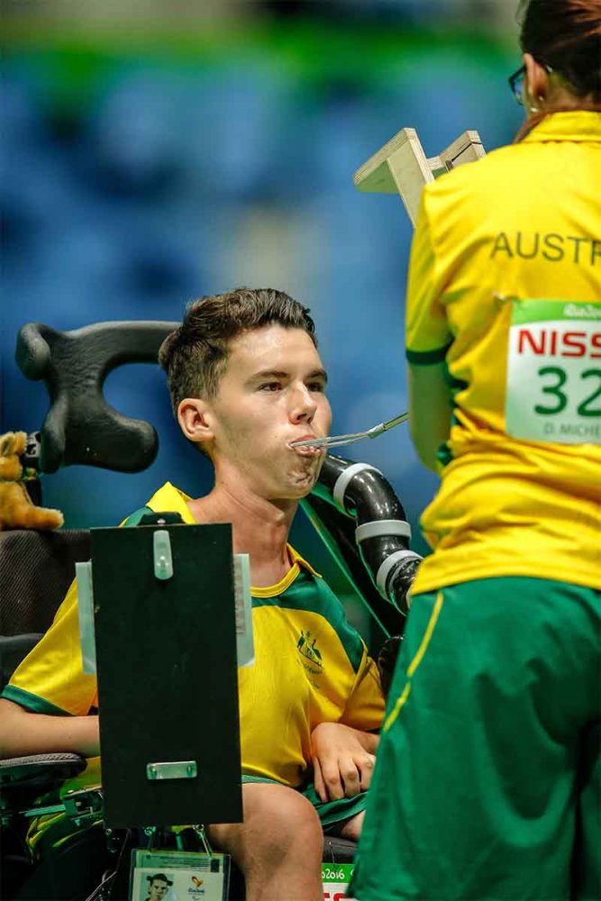 Australian Paralympic athlete Dan Michel.