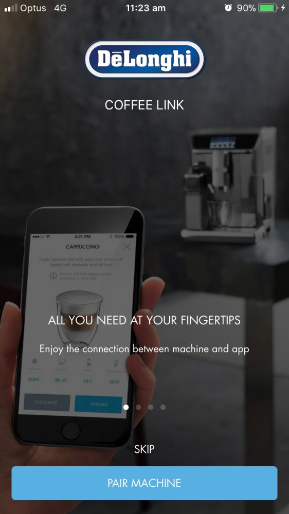 DeLonghi-Coffee-Link-app