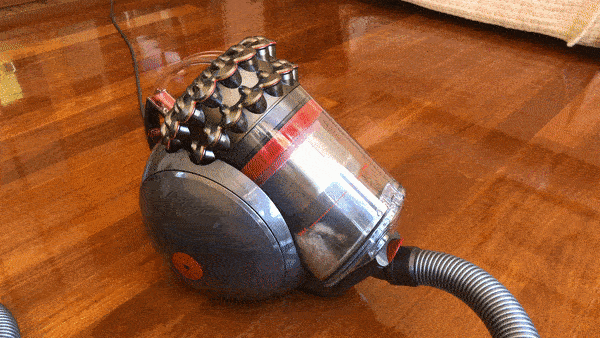 The Dyson Cinetic Big Ball Vacuum with self-righting barrel.
