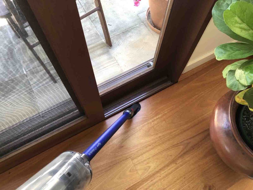 The Dyson V11 Absolute Vacuum cleaning home.