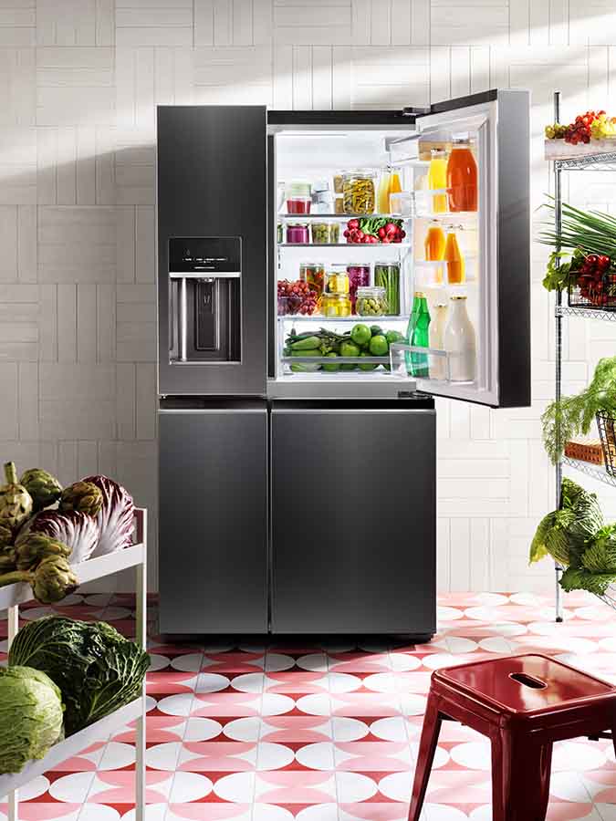 The Electrolux 609L UltimateTaste 900 French Door Fridge.
