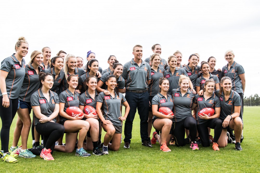 Photo of the GWS Giants Women's AFL Team GWS Giants Women's AFL Team