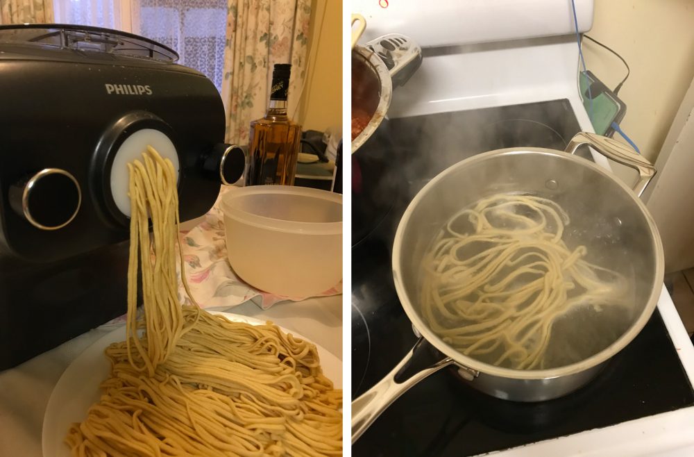 Gluten Free Pasta made with Philips Pasta & Noodle Maker