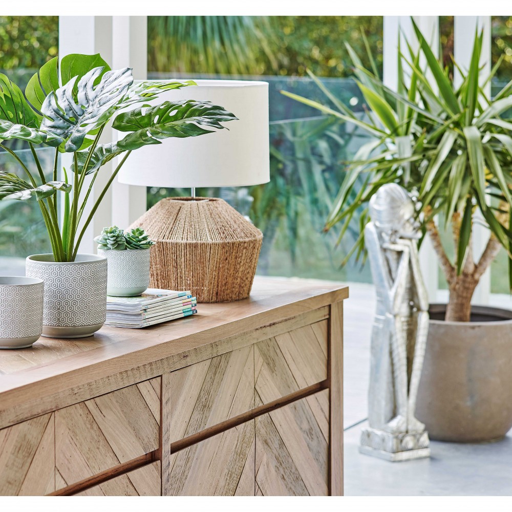 Greenery on Herringbone 1