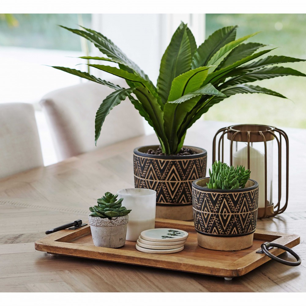 Greenery on Herringbone 2