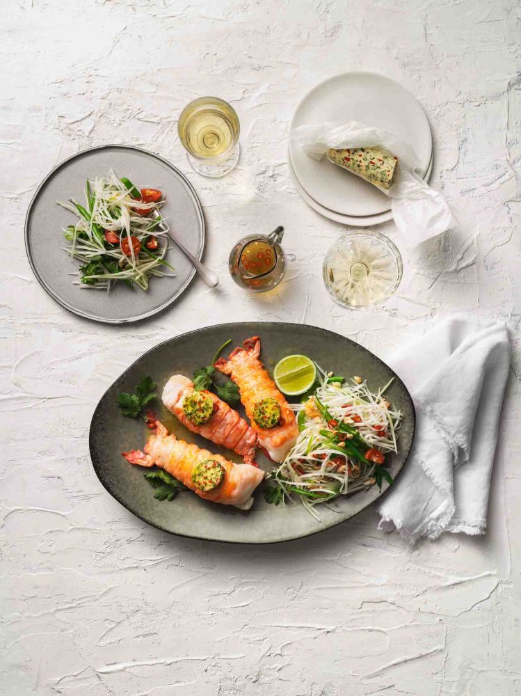 Lobster with Chilli & Coriander Butter recipe
