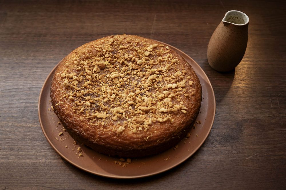 MasterChef Sultana Cake on a plate.