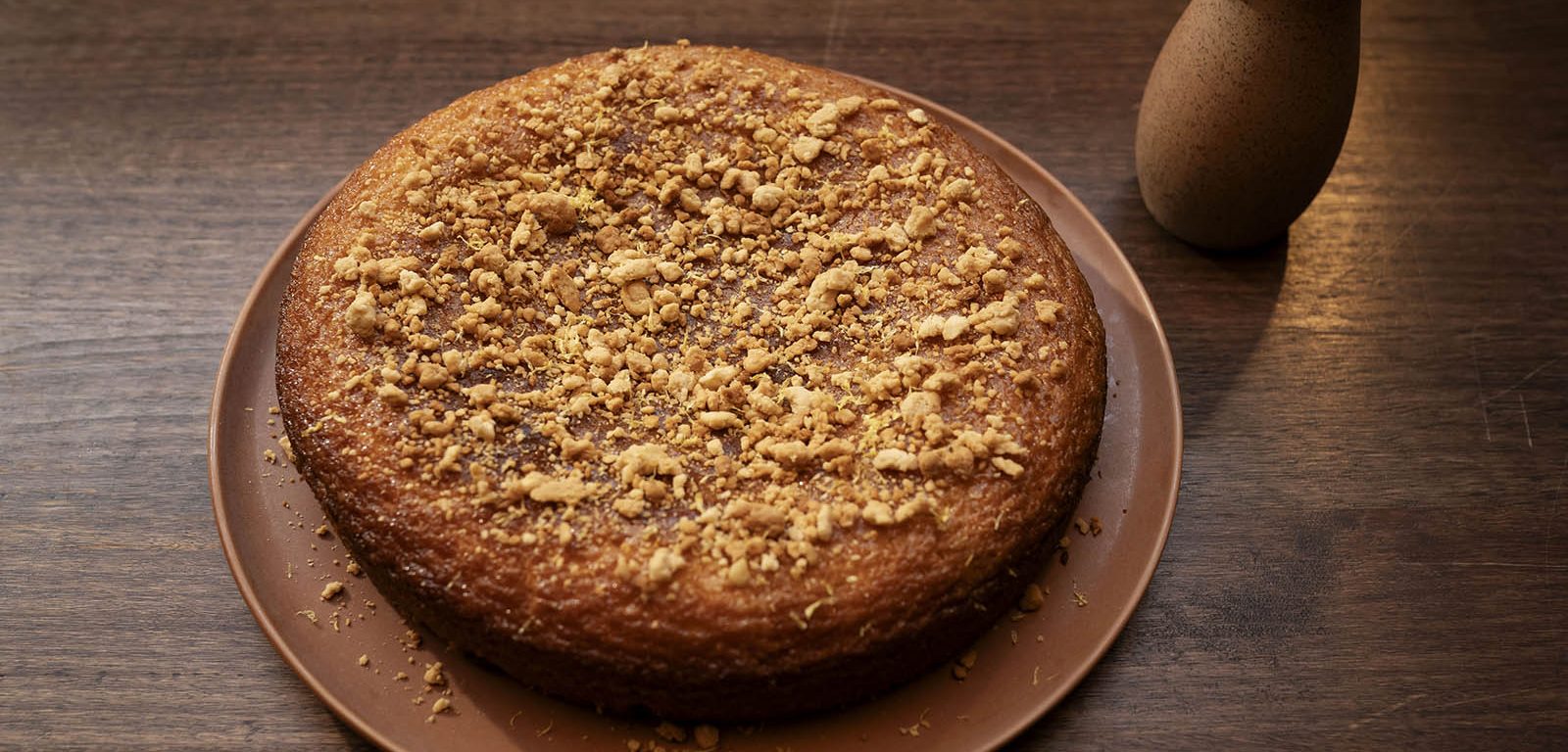 MasterChef Sultana Cake on a plate.