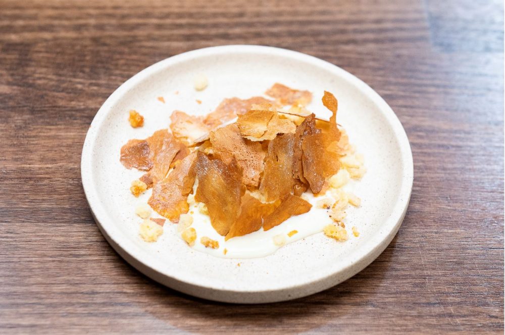 Plate Milky Ice Cream Recipe.
