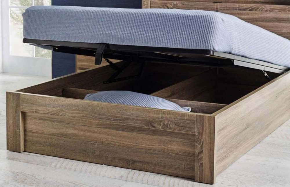 The 'Nest' Bed gas-lift storage function.