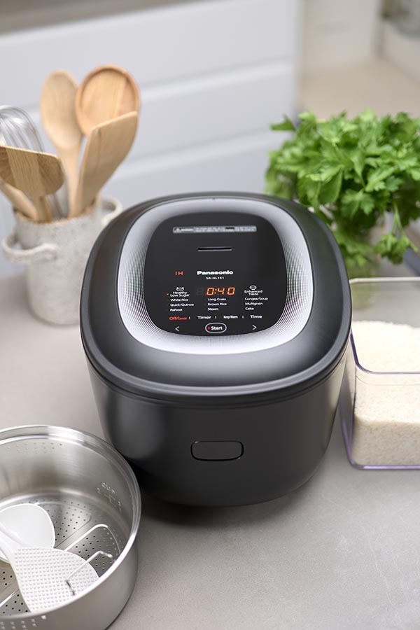 The Panasonic Rice Cooker.