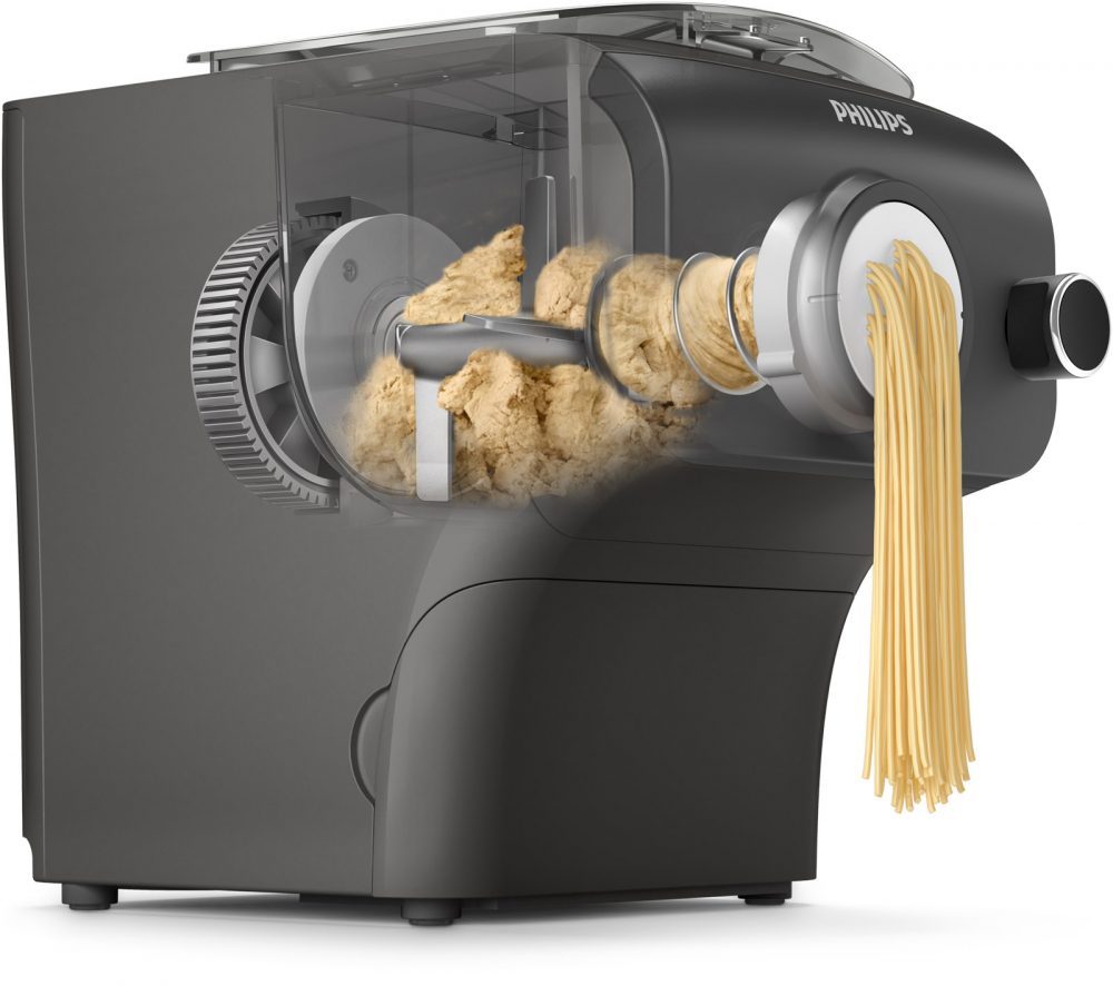 Philips Pasta & Noodle Maker creating Spaghetti