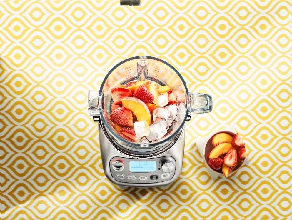 Rockmelon & Lemon Frappe recipe in a Breville Bluicer.