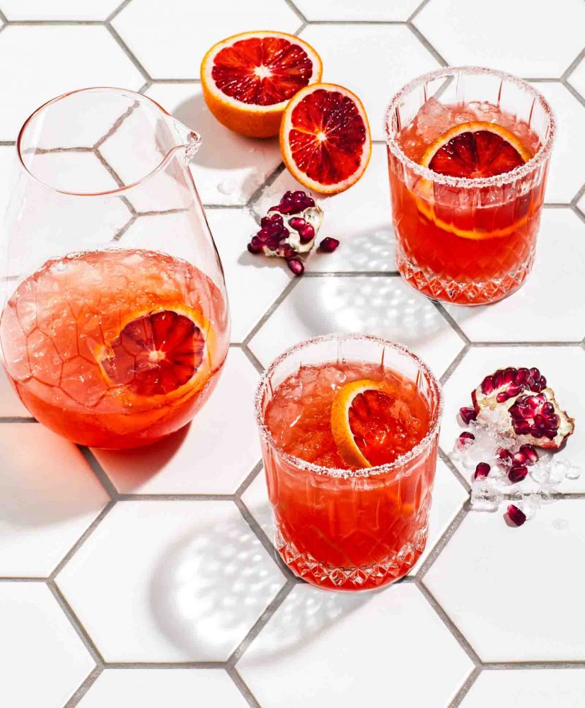 'Rubyo' Cocktail featuring fresh orange juice, Grand Marnier and white rum.