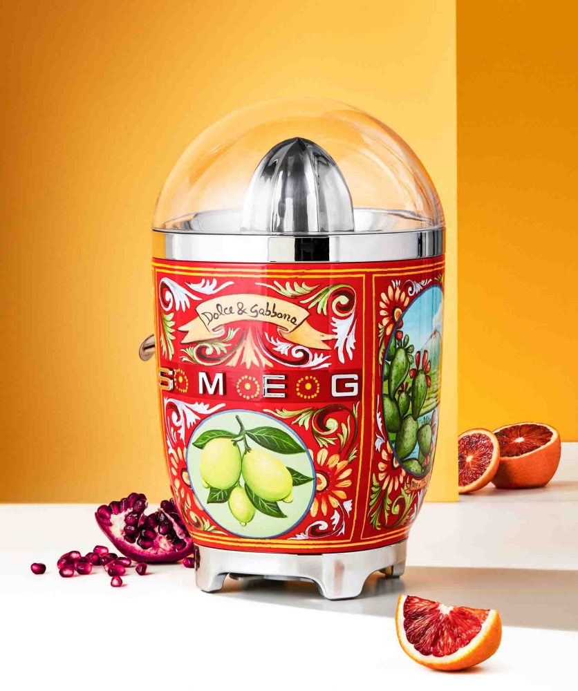 The Smeg Dolce and Gabbana Juicer