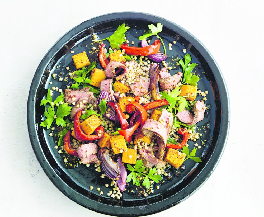 Sweet-spiced-beef-with-buckwheat