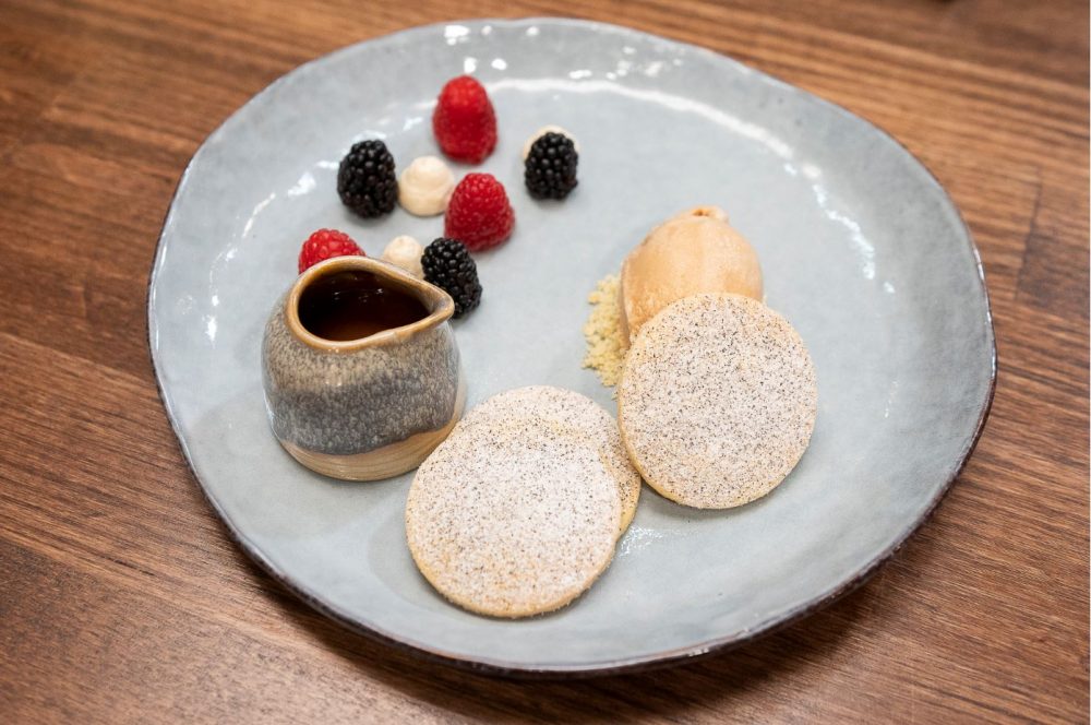 Plated Tea and Biscuits Recipe.
