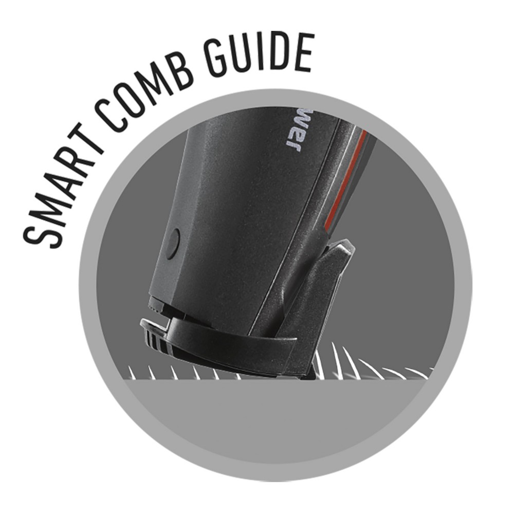 The VSforMen X3 PRO includes a Smart Comb Guide.