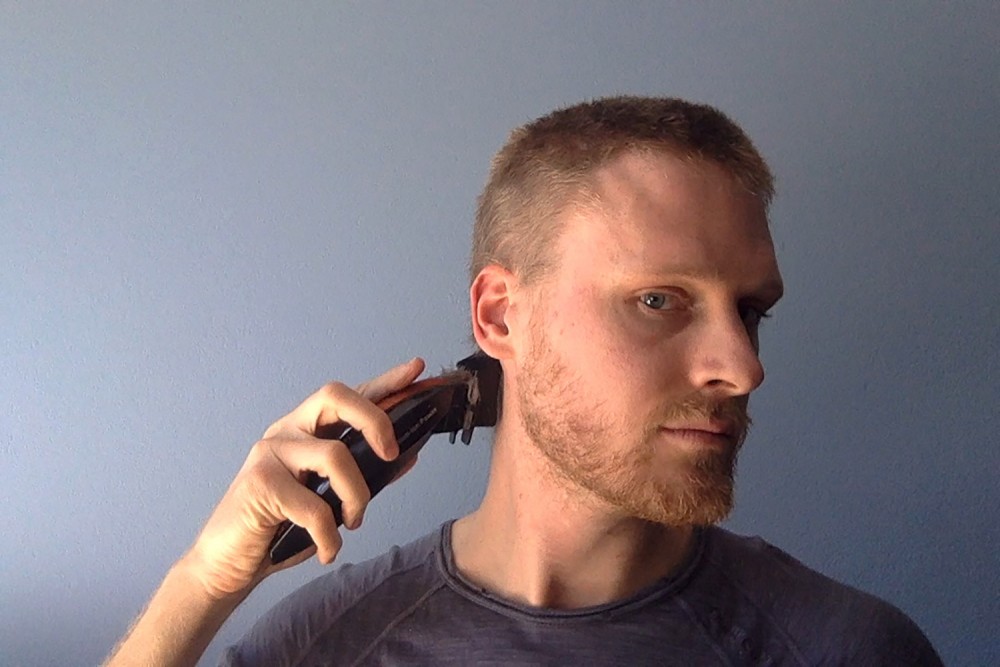 Ben has shaved his head with the VSforMen X6 PRO Hair Clipper.