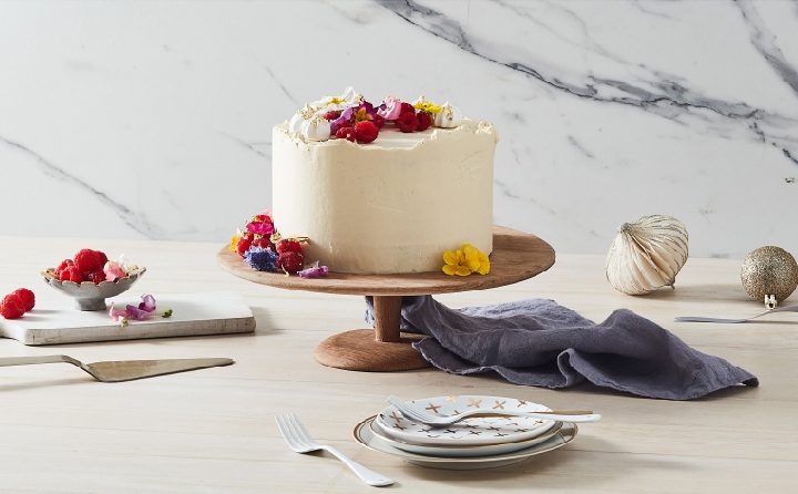 Vanilla and Passionfruit Celebration Cake Christmas Recipe