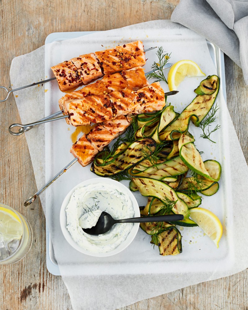 grilled-salmon-kebabs-with-zucchini-and-dill-sauce